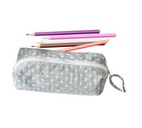 Generico Zipper Pencil Case - Soft Dot Large Capacity Stationery Bag
