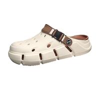 Generico Zoccoli Donna Sabot Sportivi Sandali Mare Piscina Ciabatte Giardino Antiscivolo Comode Zeppa Alta Pantofole Fibbia Regolabile Estivi Casual Ragazza Marrone 41