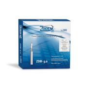Generico Zodiac Cavo Coassiale TV-SAT 5,0 mm 75 Ohm, Bobina Pull Box 100m, Schermato con Filtro LTE Free, per Digitale Terrestre DVB-T2 e Satellite, Guaina PVC Bianca - ZDB-5.0
