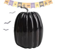 Generico Zucca Artificiale | Decorativa Grande Arancione In Schiuma | 20cm Stile Fattoria Ortaggi per Autunno Raccolto Decor Casa Cucina Interno Esterno Feste Halloween Ringraziamento