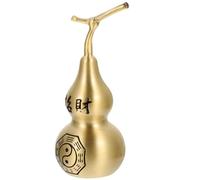 Generico Zucca di Rame Portafortuna per Casa e Ufficio, Soprammobile Feng Shui Finitura Elegante e Design Raffinato, Simbolo di Fortuna e Protezione Contro le Energie Negative
