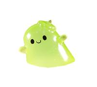 Generico Zucca Fantasma in Resina, Zucca Fantasma illuminata | Figurine in Resina del Diavolo Illuminato,Piccola Decorazione da Tavolo con Zucca Carina di Halloween per Comodino per Bambini