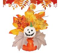 Genérico Zucche Artificiali Autunno - Decorazione per Centro Tavolo | Stagione per Decorazione Di Halloween E Ringraziamento con la sua Vibrante Presenza E Stile Adattabile