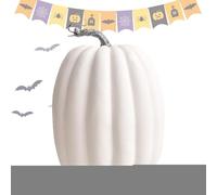 Generico Zucche Per Decorazione - Zucca Arancione Schiuma Decor Autunnale,Decorazione Ortaggi Stile Fattoria 20cm per Cucina Camera Portico Tavoli Interno Esterno Feste Autunnali