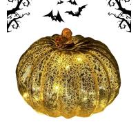 Generico Zucche Scintillanti Lampada Decorativa per Raccolto Autunnale E