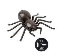 genericRemote Control Spider Robot - Realistic Walking RC Tarantula Toy with Lights and Spray | Wireless Fright Props for Kids Birthday Pranks, Joke Surprise, Moving Legs, Life-Like Crawling, Fun Gift