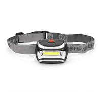 générique 1 Pz LED Head Torcia Mini Portatile COB Lampada Frontale con 3 Modalità per Correre, Camminare, CampingBlack Pratico e popolareProcesso Professionale