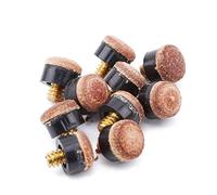 Générique 10 pezzi da avvitare sulle punte e punte da biliardo a vite con punte per coda di biliardo per code da biliardo e snookerTrattamento della moda