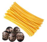 Générique 120 pezzi Beeswax Sticks - Holiday Easter Art Supplies, Egg Decorating Tool Wax for Women Men Adults Children Boys Girls
