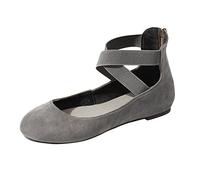 Générique 2026 2026 Moda cause scarpe elastiche scarpe piatte da donna sandali da donna, grigio, 39 EU