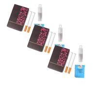 Générique 3 pezzi giocattolo a bolle a forma di pacchetto di sigarette, giocattolo anti-stress a bolle a forma di sigaretta, mini sigaretta a bolle, idea regalo per matrimoni, compleanni, feste