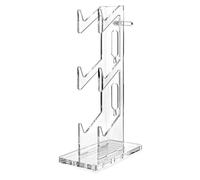 Générique 3 Tier Game Controller Holder, Clear Stand, Headset Support with Anti-Slip Base, Sturdy and Space-Saving, Versatile Fit, Ideal for Games Desk Organization, Cable Management