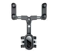 Générique 360 gradi Car Phone Holder, Rearview Mirror Phone Mount, Rotatable Mirror Mobile Hold, (Black) 5.91x9.84x3.23 inches, Rear View Accessories for Navigate, Watch Videos