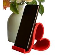 Générique 3D Printed Phone Stand, Non Slip Dock, Stabile Cradle Holder with Decorative Design, Portable Utility with Compact Build, Desk Accessory, Tech Supply for Office Bedside Study Kitchen Home