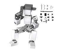 Générique 3D Printed Toys - ABS 5 x 9,5 cm | Movable Robot Action Figure | Flessibile intercambiabile 3D Printed Model Toy | for Painting Photography Desktop Decoration Collecting Friends Gift