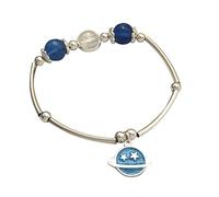 Générique 4 4 Bracciale Set Anelli Bracciale Pure Silver Parts Star Of Spirituality Talismano per molti Bracciale Naturale Uomo Gioielli, Taglia unica, Zinco alloy, Nessuna pietra preziosa