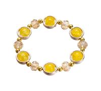 Générique 4 Messaggi Anelli Gradient Ice Crack Colored Glaze Bracciale String For Everyday Wear As A For Girls' Classmates and Friends Bracciale Uomo Anelli, Taglia unica, Acrilico, Nessuna pietra