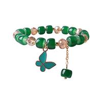 Générique 4 Messaggi Pietre Rosa In Gioielli Fresh Women's Bracciale Gioielli Con Perla Argento Mm Anelli, Taglia unica, Vetro, Nessuna pietra preziosa