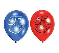 Generique - 6 palloncini in lattice Cars 23 cm