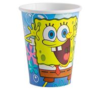 Generique - 8 Bicchieri Carta Spongebob