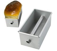 Générique a - antiaderente in alluminio, scatola riutilizzabile resistente al calore, parete da 1,2 mm | lunga per sandwich, formaggio, via