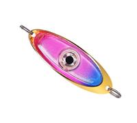 Générique a profonde, LED Fishing Spoon, Eye Shaped Lamp with Waterproof Design, Flasher Light with Bright LED, Fishing Accessories, for Crappie Flounder Shrimping Gigging Kayaking Night