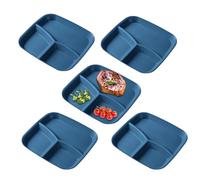 Générique a scomparti, vassoio di servizio 3 compartments | 5 pezzi a scomparto, per gli adulti, a casa, la cottura a mangiare frutta e verdura