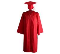 Générique Abito da scuola superiore,Abito di laurea 2023 - Abiti da coro a maniche lunghe per il costume da giudice della chiesa con timbro dell'anno della nappa