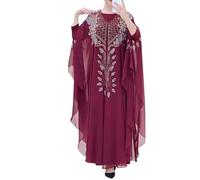 Générique Abito lungo da donna musulmano da preghiera Abaya confortevole ed elegante, ideale per cerimonie quotidiane che offre pudore e morbidezza