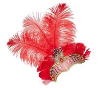 Générique Accessorio per testa Showgirl per ragazze | Fascia Fascinator per Showgirl - Accessorio per fascia per la festa, per le occasioni di festa festa carnevale riunione matrimonio mascherata