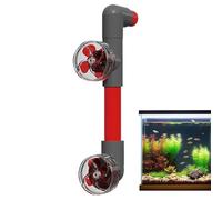 Générique Acquario Filter Outlet, Self-Rotating Fan Kit, Pesce Tank Water Accessory, Filtro Screen for Healthy Aquatic Environment, Ideal for Aquarium Maintenance