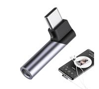 Générique Adattatore audio USB C da 3,5 mm, adattatore USB C per cuffie | Adattatore per cuffie di tipo C | Cavo jack audio per ascolto di tipo C, Cavo Hi-FI, Puce, C a Dongle da 3,5 mm per tablett