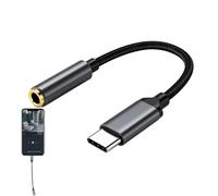 Générique Adattatore auricolare - USB C to Audio Jack Adapter | Type-C Audio Converter, a 3,5 mm Splitter, C Headphone Jack Connector per telefoni e tablet