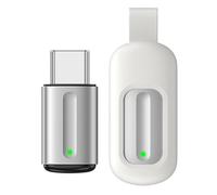 Générique Adattatore per Controller IR per Smartphone - Mini Telecomando a Infrarossi per Telefoni, Tipo C, Trasmettitore IR Intelligente Universale per TV, AC, Ventilatore E Altro - Alluminio