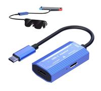 Générique Adattatore, Plug and Play Docking Station 8,66 x 0,94 x 0,39 pollici, supporti 4 K@60 Hz Display, 100 W Fast Charging, Compact Hub for Projector, Phone, Tablet
