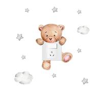 Générique Adesivi per dormire d'orso - Secoli murali d'orso | Adesivi decorativi per decorazione di orso adesivi murali per la camera dei bambini | Decalcomanie da parete decorative per