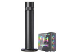 Générique Adjustable Aluminum GPU Brace Support - Graphics Card Sag Protector, Insulated Silicone Tip Anti Vibrazione Pillar, Shielded Magnetic Base Desktop Stand | for Custom PC