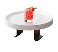 Générique Adjustable Divano Arm Tray with Cup Holder, Side Table Couch Tray Organizer for Apartment, Dorm, Bedroom, Living Room, Convenient Snack, Food, Drink, Remote, and Phone Storage