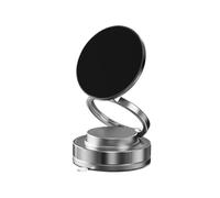 Générique Adjustable Phone Holder for Car, Magnetic Suction Cup Mount, ABS, Silicone, Space Saving Smartphone Stand for Dashboard, Windshield, Secure Grip, Interior Accessory, All Vehicles, 6 x 3 x 12