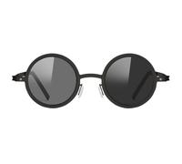 Générique Adjustable Tint Glasses, Sunglasses Round Polarized With Built-in ND Filter, Portable Design UV Block Eyewear for Vacation Leisure Outdoor Sports City Walk Beach, Cornice nera, Se référer au