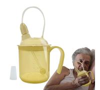 Générique Adult Sippy Cups Authentication, 300 ml Proof Drinking Cup, Spill Verification Adults, 5.91 x 3.15 Inches, Hot Cold Beverages Spill Proof for Adulting Limited Mobility,