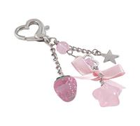 Générique Aesthetic Keychains, Stylish Key Anelli, Trendy Accessories, Pendant for Women, Girls, Backpack, Purse, Bag Decorations, Birthday, Christmas Presents, Fashionable Key, Attributo singolo, Se