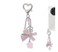 Générique Aesthetic Keychains, Stylish Key Ring, 3,74 x 0,67 x 0,31 Inches Trendy Accessories Aesthetic Pendant, Lightweight Charm, Cute for Women, Girls, Backpack, Purse and Bag, Attributo singolo