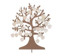 Generique - Albero dei Desideri in Legno con 50 Cuori