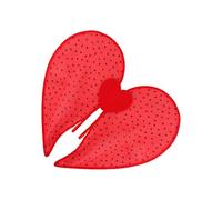 Générique Ali d'angelo a forma di cuore brillante e sexy da indossare | Ali per Celebrazioni Accessori per Donna Cosplay Festa di San Valentino Fotografia Costume