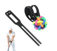 Générique Allenatore Swing Golf, Pallone Allenamento Maniglia di Golf, Accessorio di Pratica Regolabile per Ragazzi Ragazze Giovani, Adolescenti, Golfisti, Atleti