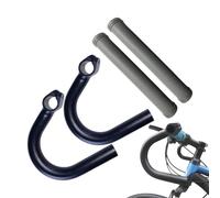 Générique Alluminio Bike Bar Ends, Handlebar Grip Extension, Strong Lightweight Cycling Accessory, Portable Design, Suitable for Mountain Road Touring City Trail Cycling Outdoor Riding Daily Use