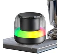 Générique Altoparlante Mini | Mini Altoparlante Musicale 5.0 Luce Multicolore, Lettore Audio Portatile con Trasmissione 10 Metri per Casa Campeggio Escursionismo Spiaggia Festa Esterno Interno