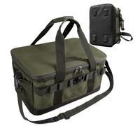 Générique Ampia borsa da campeggio, impermeabile 600D Oxford Cloth Organizer con maniglia e di spalla, ad alta capacità, organizer da viaggio per esterni, soluzione di archiviazione portatile,