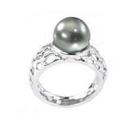 Générique Anello con perle di tahiti - Honura, Argento